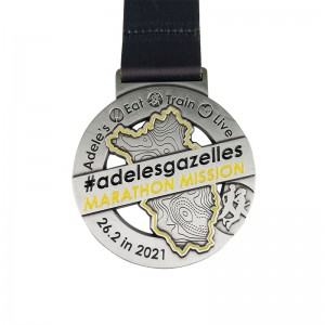 Aangepaste medailles snel hol uit medailles aangepaste metalen zinklegering