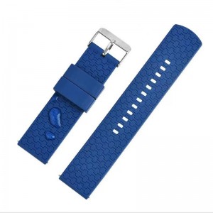 Multi -kleuren siliconen horloge fluororubber armbandbandjes voor uurwerken
