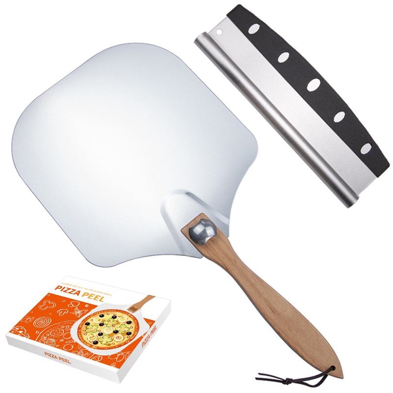 Opvouwbare 12nch aluminium pizza peel pizza schop pizza spatel pizza paddle