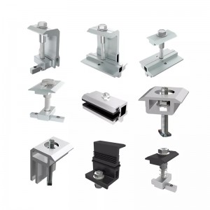 Zonnepaneel fotovoltaïsche module beugel accessoires zijkopblok gegalvaniseerd medium drukblok