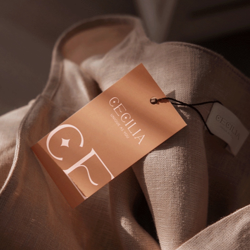 Materialen voor het maken van kledingtags