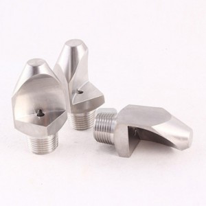 Roestvrijstalen smalle hoek plat waaierwaterreinigingsmondstuk