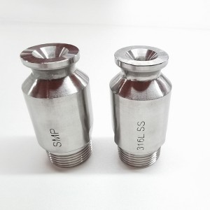 Industrieel roestvrijstalen wijd hoek SMP -serie Volledig kegel spuitmondstuk, SMP -mondstuk