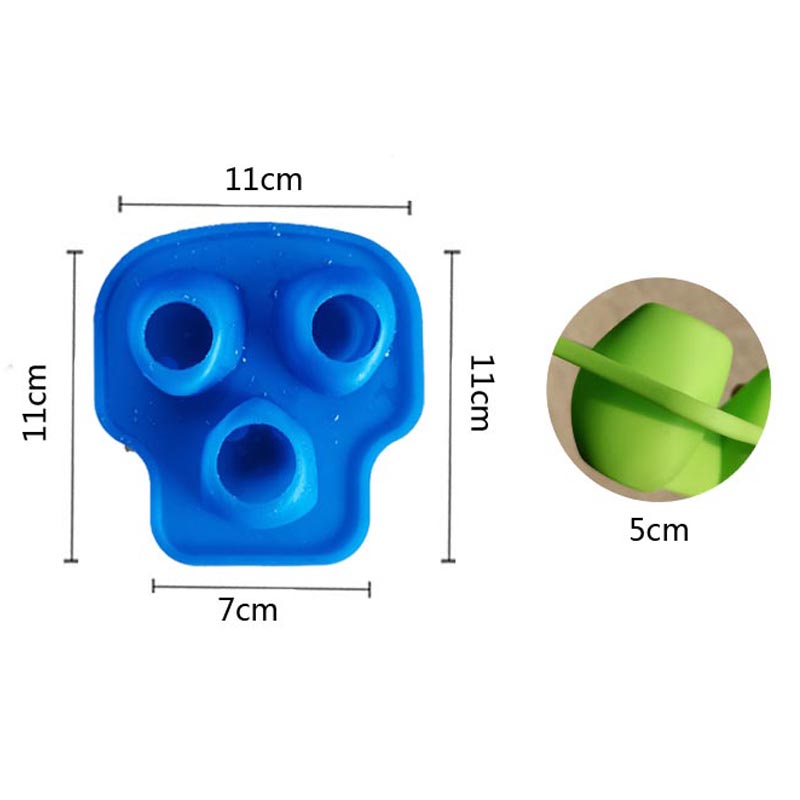 Silicone Ice Cube Trays Grote Siliconen Ice Cube Molds, herbruikbaar, BPA -vrij, voor whisky, cocktails, stapelbare veilige ijsblokjes