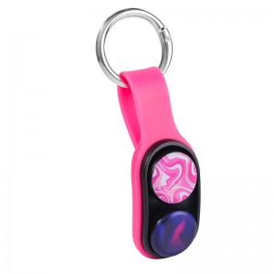 Poppuck Fidget Decompressie Siliconen educatief speelgoed Pop-up magnetische decompressie Key Chain Toy Manufacturer