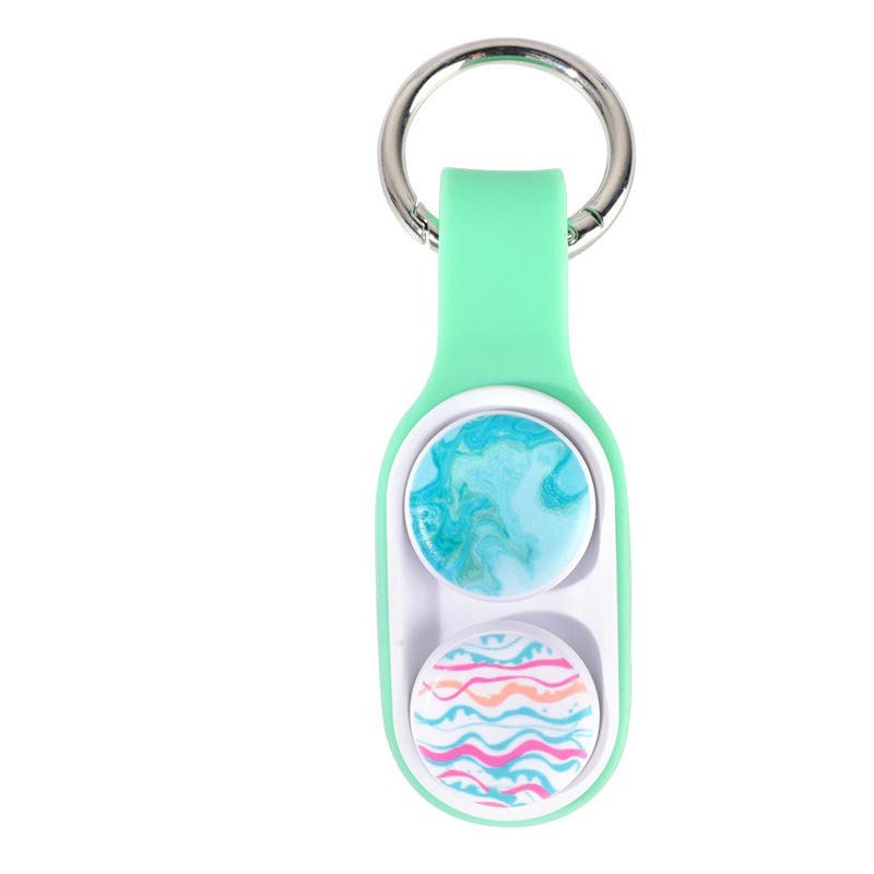 Poppuck Fidget Decompressie Siliconen educatief speelgoed Pop-up magnetische decompressie Key Chain Toy Manufacturer