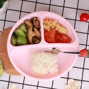 Silicone Baby Suction Cups, Toddler Zelfvoedingszuigbekers, Silicone Baby-voedingsplaat Diverde Silicone Derees voor gespeende baby\'s, BPA-vrij, magnetron, vaatwasser en oven veilig-Babyvoedingskommen-Babyvoedingskommen-Babyvoedingskomm...