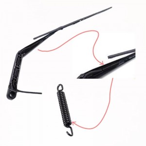 Roestvrijstalen ruitenwisserarmspanningveer