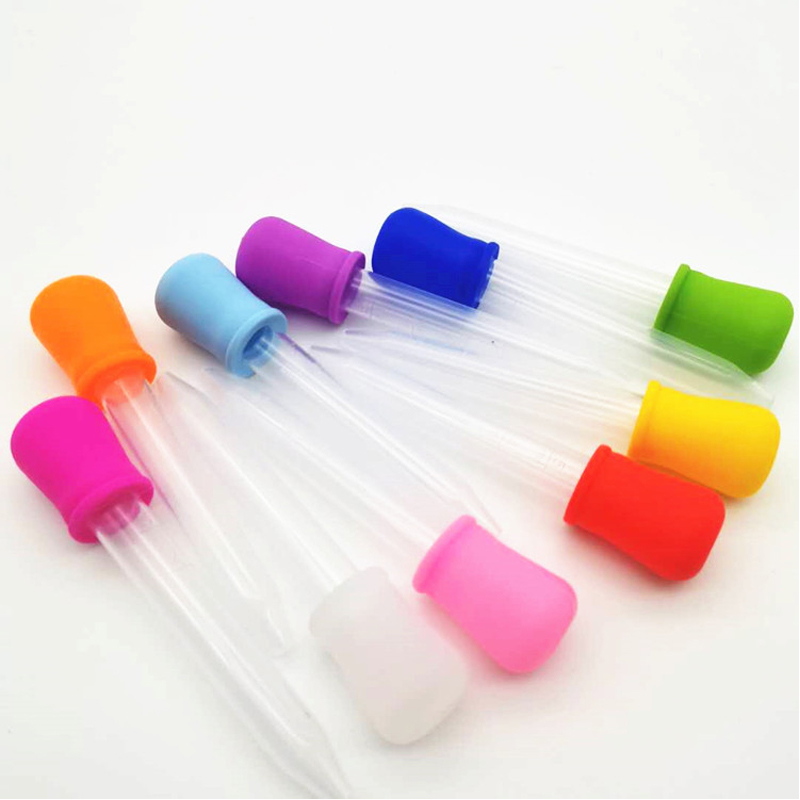 Kinderen medicatie feeder, kinderen medicatie feeder medicatie dropper feeder pasgeboren vloeibare druppelaar silicone pipet medicatie dispenser