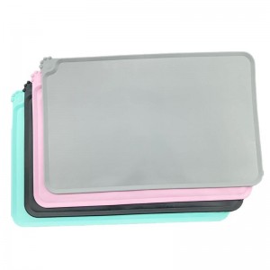 Siliconen waterdichte Pet Bowl Mat voor voedselkwaliteit voor kittens en puppy\'s,niet-slip Pet Bowl Mat Placemats, slijtvast en duurzaam