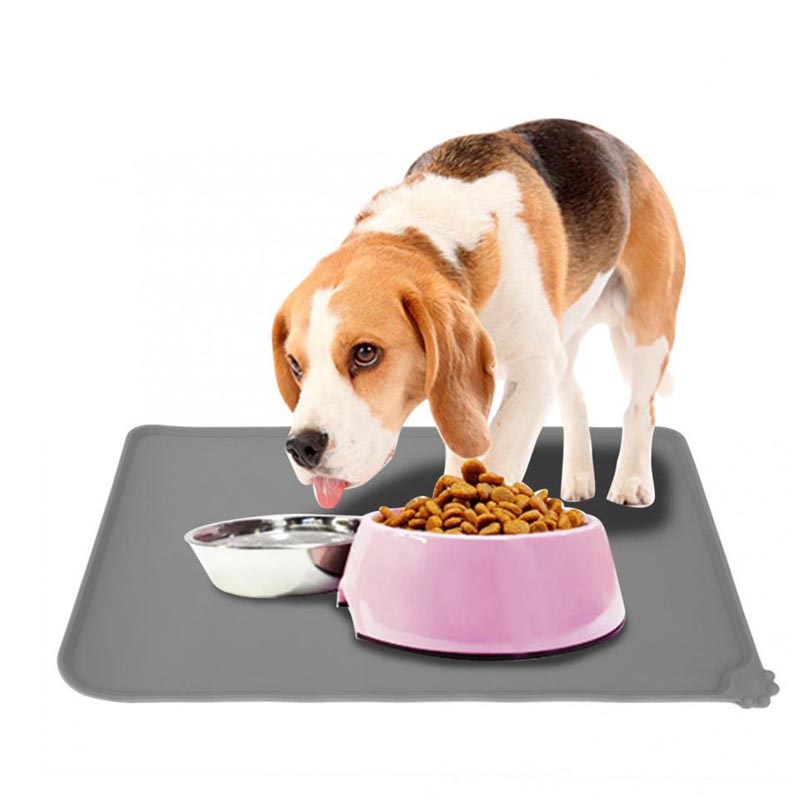 Siliconen waterdichte Pet Bowl Mat voor voedselkwaliteit voor kittens en puppy's,niet-slip Pet Bowl Mat Placemats, slijtvast en duurzaam