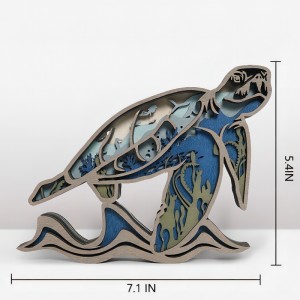 3Dwooden Craft Decoration