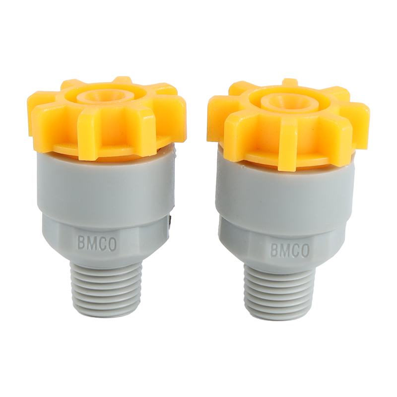 PP Plastic Quick Release En Demonteer Spray Nozzle Industriële Vee jet Nozzle met Volledige Kegel/Vlakke Fan Patroon Spuiten