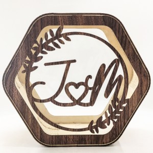 Houten aanmeldingsdoos