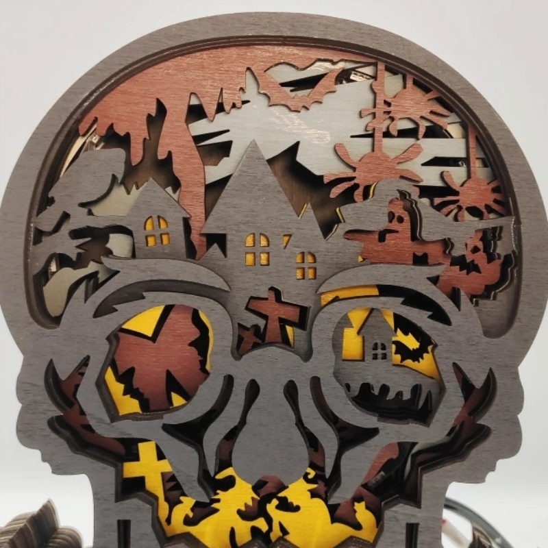 3D skelet houten ambacht decoratie