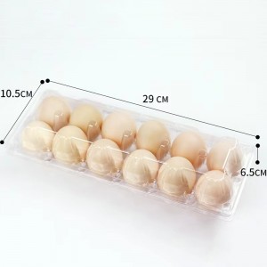 Eierbak 290*105*65 mm 12 groeven 2*6