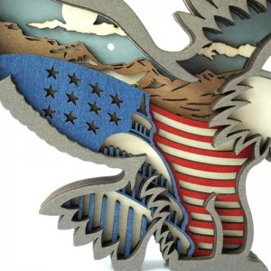 3d Eagle houten ambacht decoratie