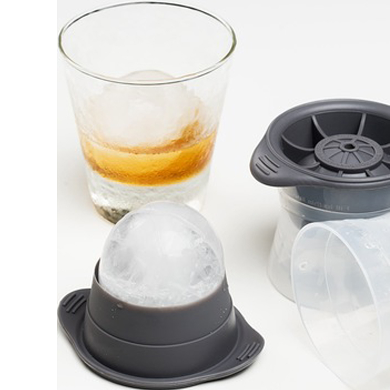 Grote bolvormige ijsvormen geschikt voor whisky, cocktails, drinkt ijsvormen, herbruikbaar en gemakkelijk te reinigen, BPA-vrij