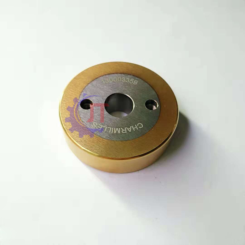 130003173 200543799 543.799 100449329 Draadaandrijving Roller gecoat met groove Upper OD50 x ID8 x H24mm