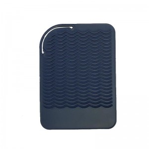 Warmte-resistente kussen krullen ijzer hete gereedschap houder haargrens met rechte montaat draagtiliconen kussen gemakkelijk te reinigen duurzaam