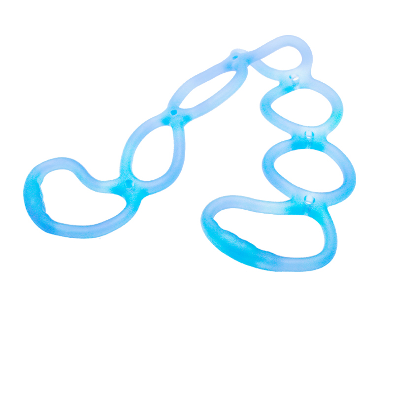 Siliconen trekbanden, elastisch trek touw siliconen trek touw set fitness training weerstandsbanden voor lichaamsrekken, yoga