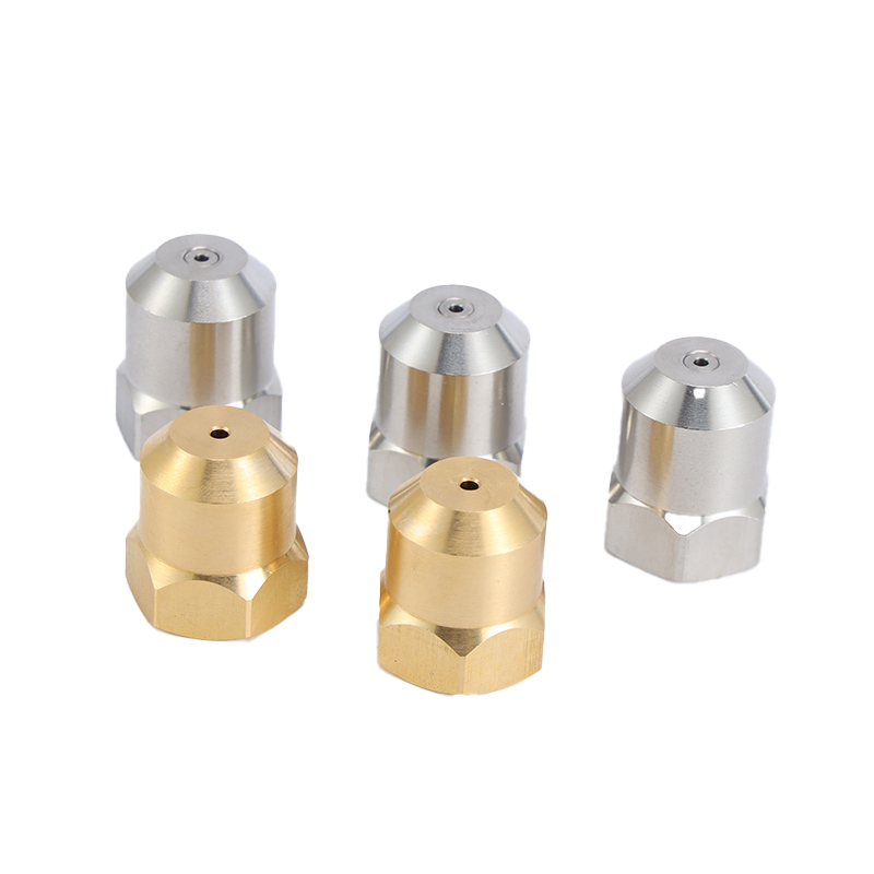 Roestvrijstalen messing water spray reiniging stofregeling stimulist/full/hollow kegel mondstuk