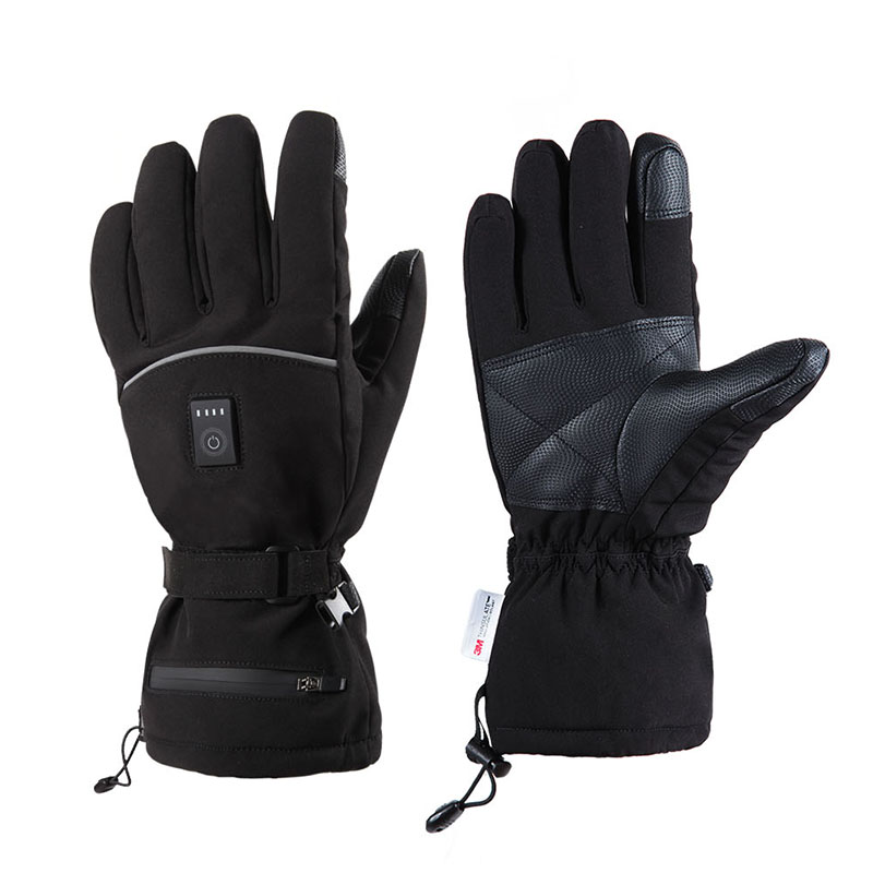 Skiën verwarmde handschoenen voor vrouwen mannen waterdichte touchscreen verwarmingshandschoenen