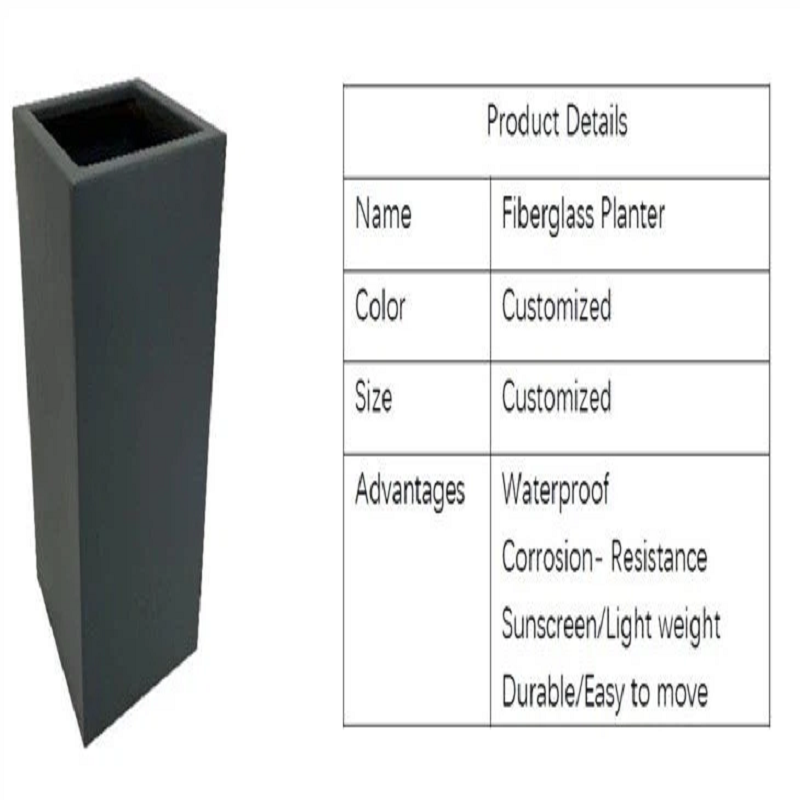 FRP Fiberglass Flower Planter