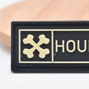 PVC-milieuvriendelijke zachte siliconen aangepaste handelsmerkpatch