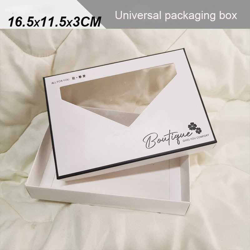 Aangepaste vensterpapier geschenkdoos