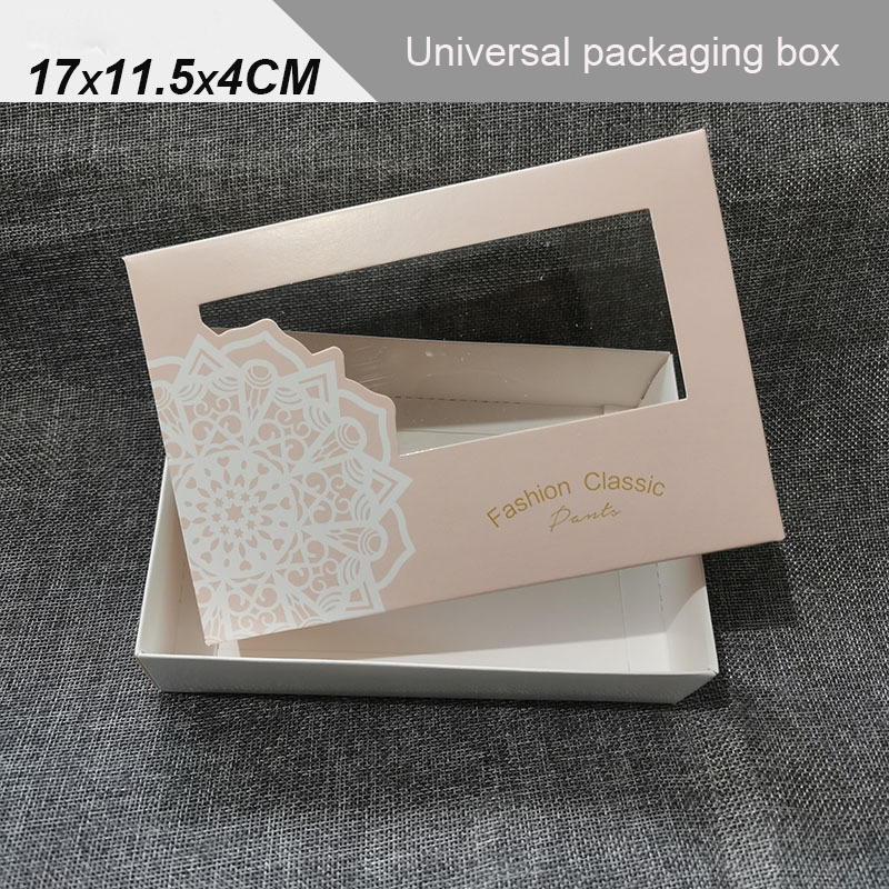 Aangepaste vensterpapier geschenkdoos