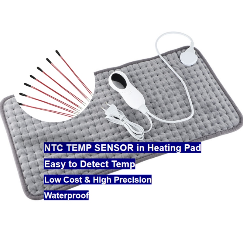 NTC -thermistortemperatuursensor in verwarmingsvloer met verwarmingskussen