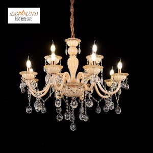 1308-8+4 Moderne kristal kroonluchter luxe decoratie