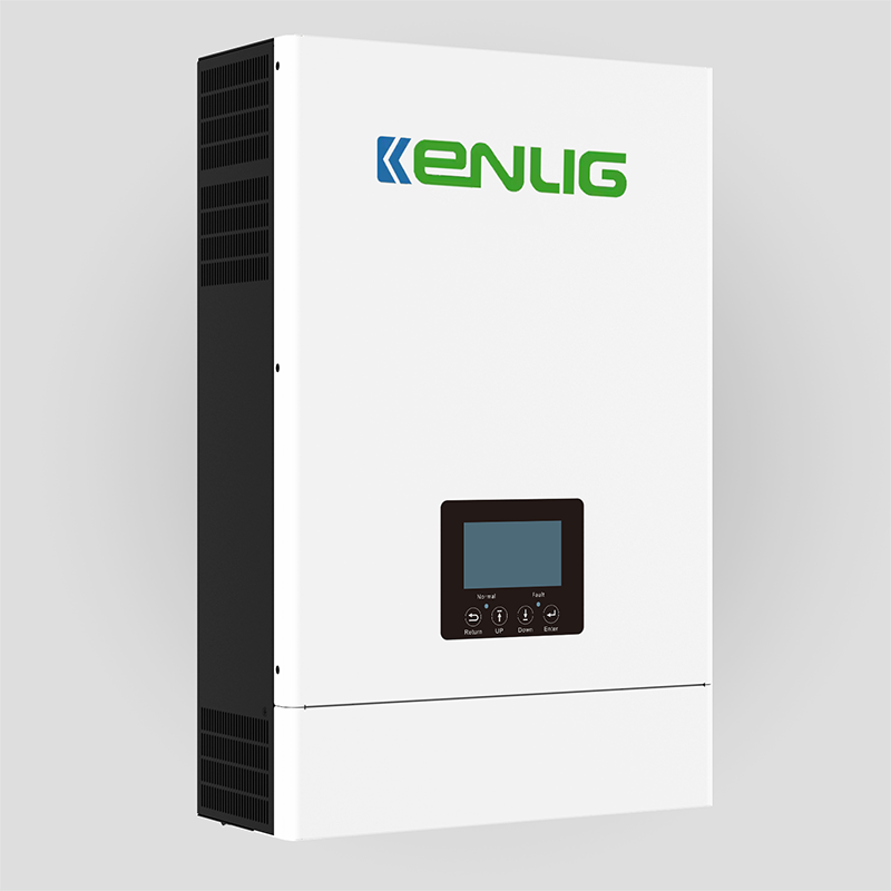 Kenlig Multifunctionele hoogfrequente zuivere sinusgolf Off-grid Solar-omvormer 5KW Hybride energieopslagomvormer