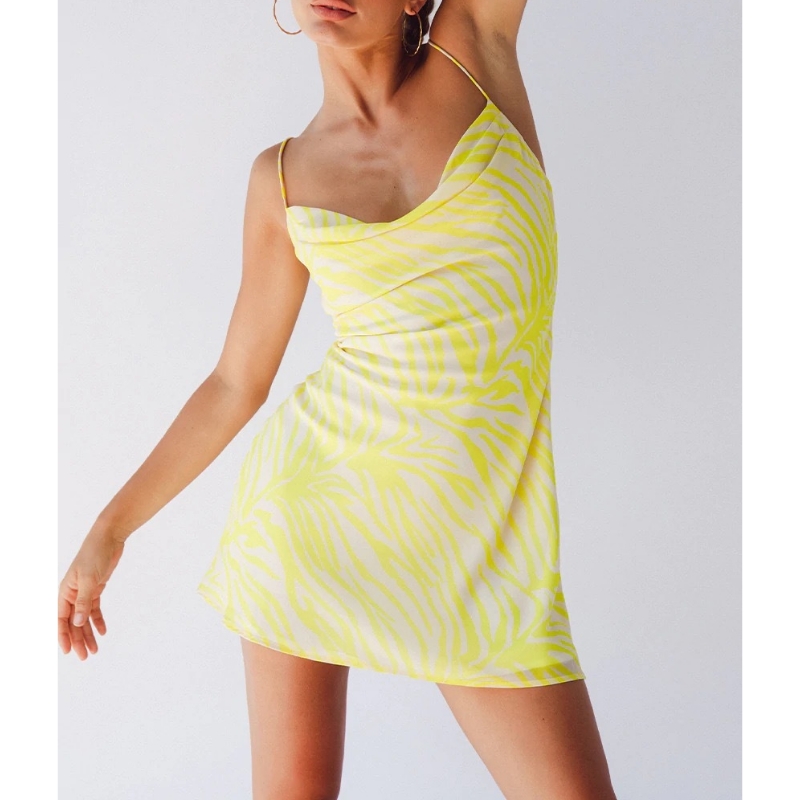 Vrouwen sexy slanke feestjurk