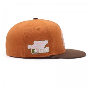 OEM/ODM 6 paneel custom borduurwerk logo fitted caps hoeden