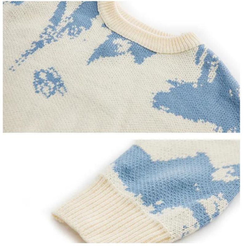 Jacquard Patroon van hoge kwaliteit gebreide wollen crewnek mannen trui