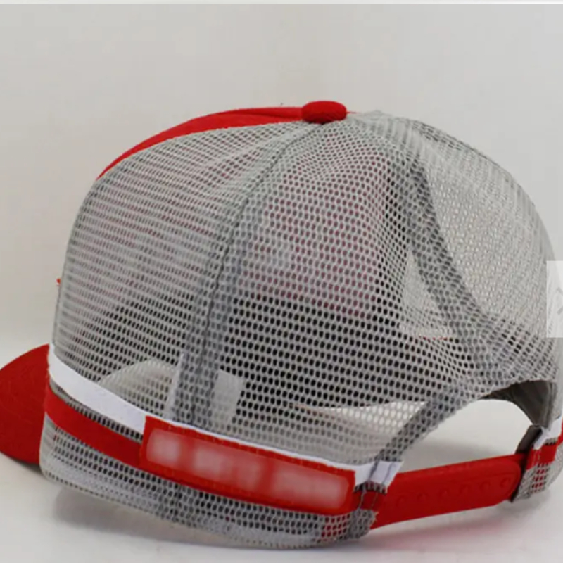 Aangepaste 3D -borduurwerk 5 panelen uit deur honkbal sport cap trucker cap mesh hoed