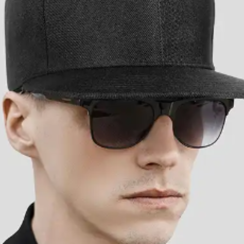 Aangepaste logo borduurwerkafdruk platte rand gewone blanco 5 paneel snapback caps gemonteerde honkbalhoed