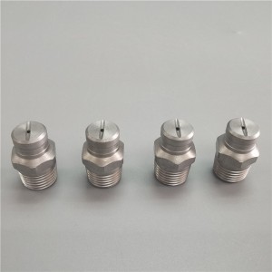 Hogedruk wasmachine plat waaiermondstuk watermondstuk roestvrijstalen spuitstraal