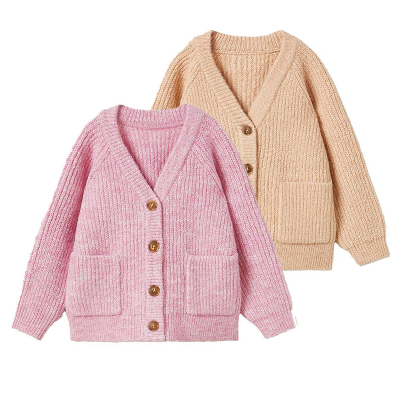 Aangepastenieuwe ontwerpkinderen \\ 's trui jas herfst&winter dikke jas kleur mode baby trui