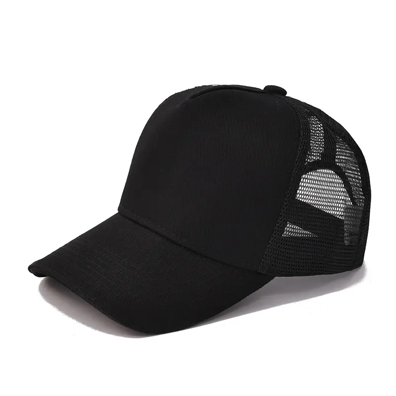 Aanpasbaar OEM Logo Summer Mesh Baseball Cap Baseball Cap unisex mesh hoed voor mannen vrouwen