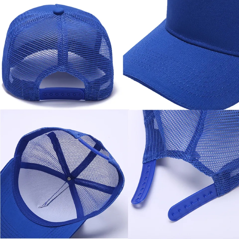 Aanpasbaar OEM Logo Summer Mesh Baseball Cap Baseball Cap unisex mesh hoed voor mannen vrouwen