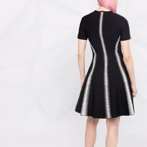 2022 Aangepaste OEM&ODM Dames trui jurk gebreide luxe vrouwen \'s trui jurk