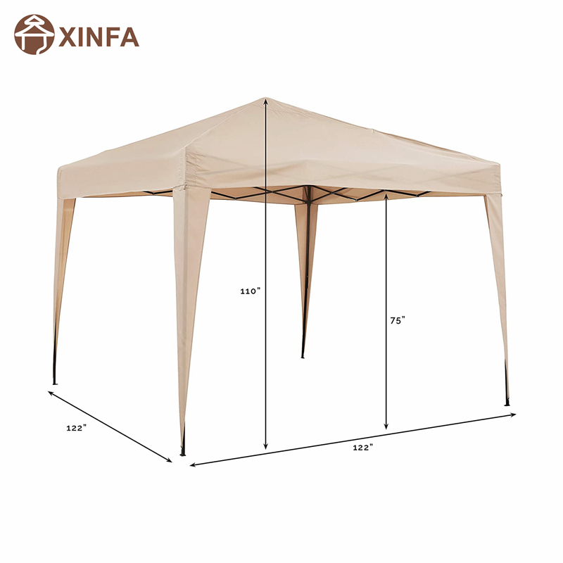 Crosley Furniture Hampton instortbaar outdoor gazebo, 10 \\ 'x 10 \\' - tan