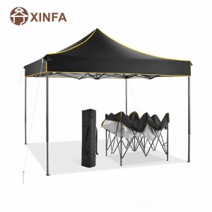 10x 10 pop -up canopy tent commercieel instant gazebo waterdichte luifel tent voor feesten camping zwart