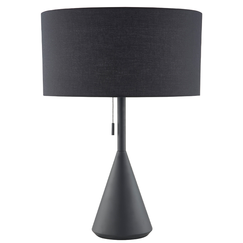 Black Finish Desk Lamp met een trekkettingschakelaar in de kamer
