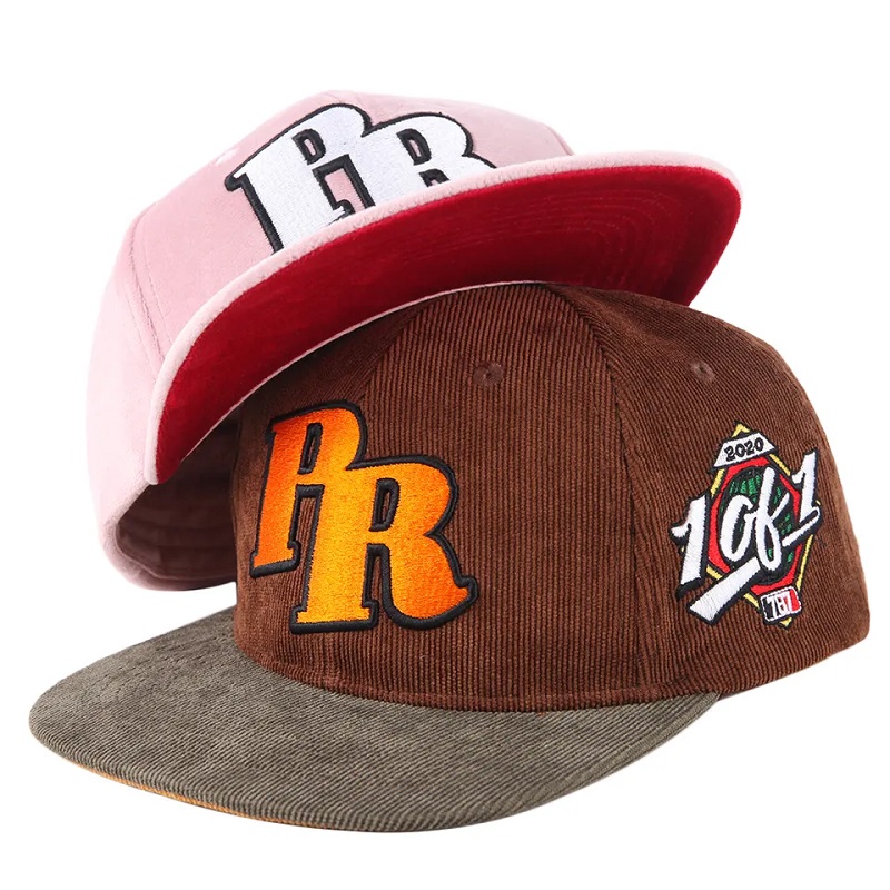 Aangepaste 3D -borduurwerk van hoge kwaliteit Snapback Cap Hip Hop Baseball Hat gemonteerd pet