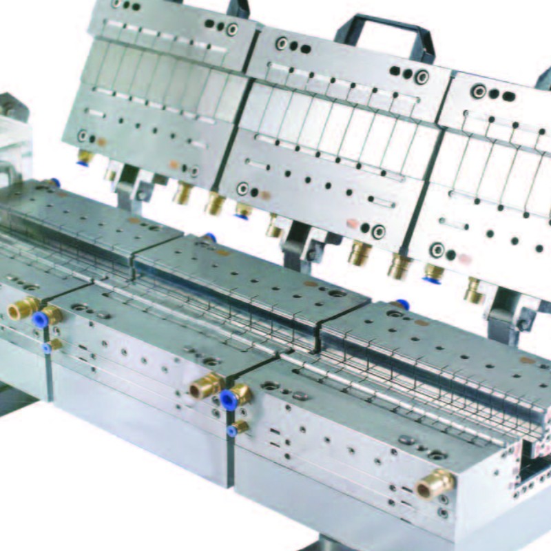 Extrusiemal met plastic profiel