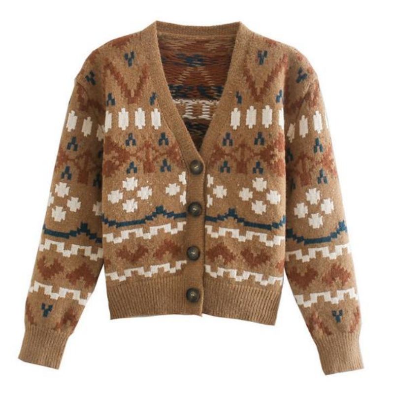 Vrouwen op maat gemaakte plus size gebreide mode Kerstvest